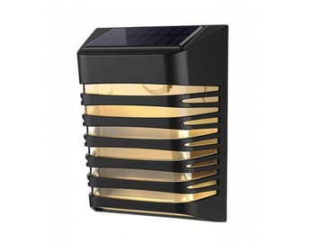 4x светодиодный фасадный настенный светильник на солнечных батареях