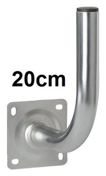Uchwyt antenowy 200mm stojak ocynkowany 20 cm