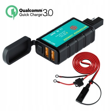 1 комплект USB-зарядного устройства для мотоцикла