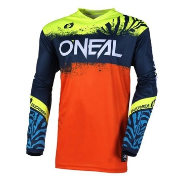 Wielokolorowa jersey dla juniora do MTB DH ENDURO DIRT O'neal SHOCKER XL