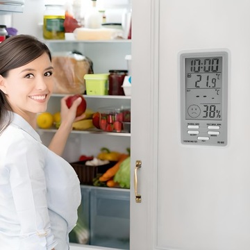 ПОГОДНАЯ СТАНЦИЯ ТЕРМОМЕТР ГИГРОМЕТР ЗОНД ЧАСЫ ВРЕМЯ