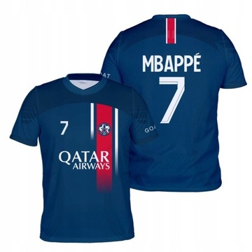 MBAPPE PARYŻ T-SHIRT KOSZULKA SPORTOWA ROZMIAR 122
