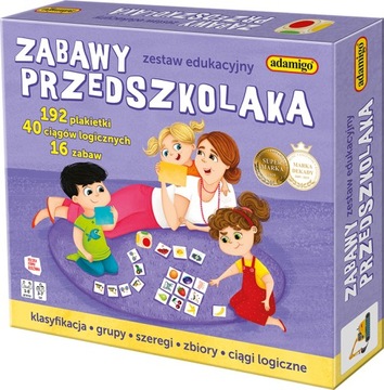 Adamigo Zabawy przedszkolaka 16 Gier Eduk. 3+