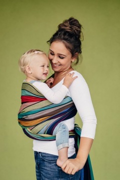 Плетеный шарф LennyLamb - Карусель цветов 4,2 м.