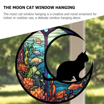 АКРИЛОВЫЙ КУЛОН ПОДВЕСНОЙ ОРНАМЕНТ CAT SUNCATCHER