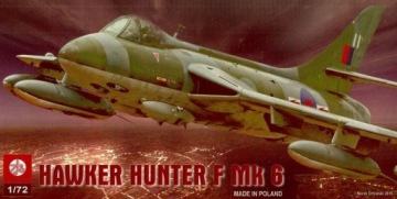 Комплект модели HAWKER HUNTER F Mk6 НАБОР ГРУНТОВКА, ЛАК + КРАСКИ + КЛЕЙ