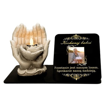 СВЕЧА СВЕЧА СВЕТОДИОДНАЯ СТАТУЭТКА С ФОТО ДЛЯ КЛАДБИЛЬНОЙ МОГИЛЫ