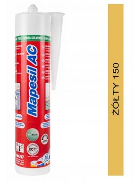 Silikon SANITARNY MAPEI Mapesil AC - 150 ŻÓŁTY