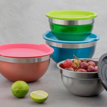 Набор кухонных чаш Minestrone, 4 предмета, синий AMBITION