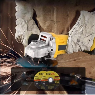 БЕСЩЕТОЧНАЯ УГЛОВАЯ ШЛИФОВАЛЬНАЯ МАШИНА АККУМУЛЯТОРНАЯ ШЛИФОВАЛЬНАЯ МАШИНА 125 ММ + 2 АККУМУЛЯТОРА