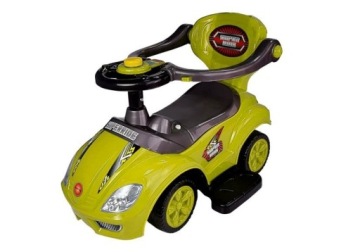 Mega Car 3 в 1 Push Ride Yellow
