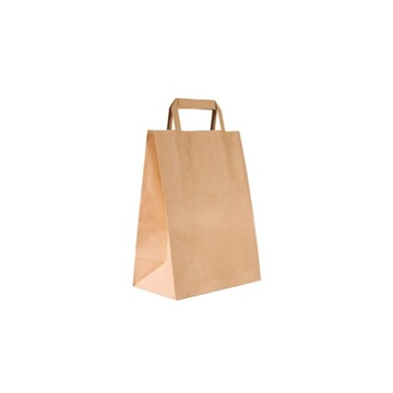 Torba papierowa EKO brązowa 180x90x230, 250szt