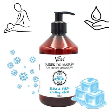 OLEJEK DO MASAŻU NATURALNY VCEE CHŁODZĄCY 500ml