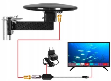 ТВ АНТЕННА DVBT2 ACTIVE MUX8 LTE ORROUND VAYOX