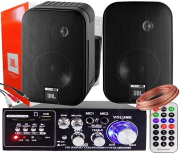 JBL KOLUMNY ŚCIENNE WZMACNIACZ BLUETOOTH USB