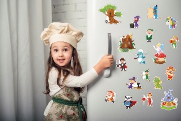 Магниты на холодильник набор1 BABYNIOWA KRAINA 18 шт.