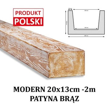 BELKI RUSTYKALNE BELKA MODERN Imitacja 20x13 2m