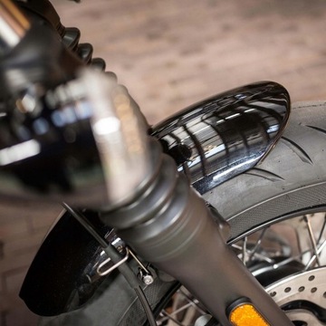 ПЕРЕДНЕЕ КРЫЛО ДЛЯ МОТОЦИКЛА, ЧЕРНЫЙ ABS