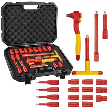 NEO НАБОР торцевых ключей для электриков 1000В