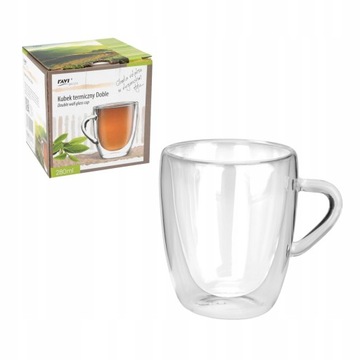 KUBEK szklanka filiżanka termiczna 280ml zmywarka