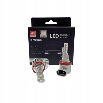 ŻARÓWKI LED MARKERY H8 HQ E-VISION 12V 6000K BMW SERIA 1 3 5 6 X1 X3 X5