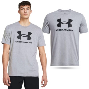 KOSZULKA MĘSKA UNDER ARMOUR T-SHIRT SZYBKOSCHNĄCA BAWEŁNA SPORT 1382911-035