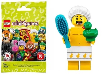 Lego Seria 19 71025 Czyścioszek Shower Guy #2 NOWA