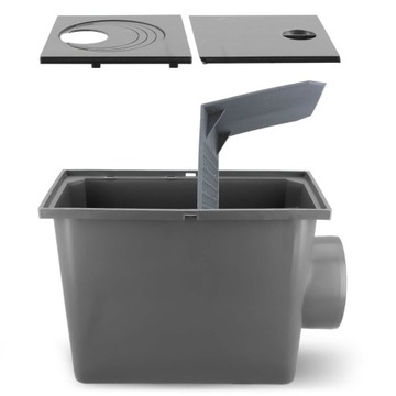 5x SLIPPER GUTTER SLIPPER Очистка желоба Осмотр люка 110 мм БОКОВОЙ Слив