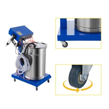 Пистолет для порошковой окраски VEVOR 45L 50W