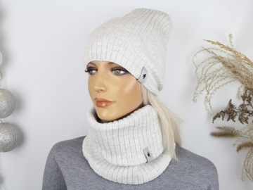 КОМПЛЕКТ ЖЕНСКИЙ, ШАПКА ЖЕНСКАЯ + ШАРФ ШАРФ