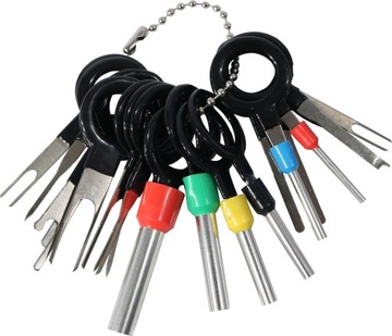 KLUCZE WYJMAKI DO PINÓW DEMONTAŻU ZESTAW 18 elementów