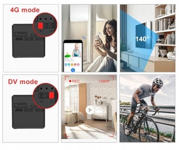 Беспроводная IP-камера Mini GSM 4G LTE с аккумулятором