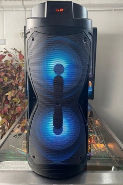 БУМБОКС ПОРТАТИВНЫЙ ДИНАМИК BLUETOOTH СВЕТОДИОДНАЯ ТРУБКА MP3