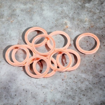 Шайбы медные, набор 150 шт.