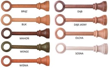 ДЕРЕВЯННЫЙ карниз Аксессуары Одинарный кронштейн