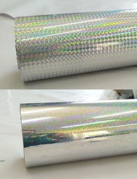 Печать на голографической фольге, голограмма 1 метр.