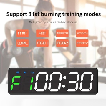 Портативные цифровые светодиодные часы для интервальных тренировок