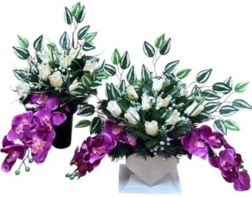 КРЕМОВЫЙ НАБОР МОГИЛА КОМПОЗИЦИЯ КЛАДБИЩЕ СЕРДЦЕ РОЗЫ ВИН БУКЕТ НАБОР