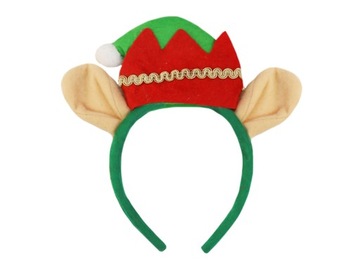 КОСТЮМ ЭЛЬФА ЖИЛЕТ КРАСНАЯ ПОВЯЗКА НА ГОЛОВУ 3 шт.