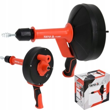 СТАЛЬНАЯ СПИРАЛЬ YATO ДЛЯ ПРОЧИТКИ ТРУБ ДЛЯ БУРОВОЙ 7,6М YT-24991