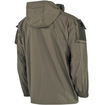 Kurtka wodoodporna z kapturem MFH US Softshell Level 5 - Zielona 3XL