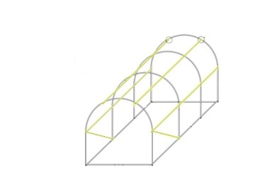 Садовая фольгированная туннельная теплица Foilak 2x4x2 -8м2 + бесплатный планировщик сада
