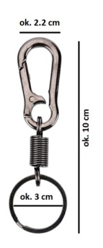 Кольцо для ключей мини карабин дужка edc выживание кольцо для ключей сильный