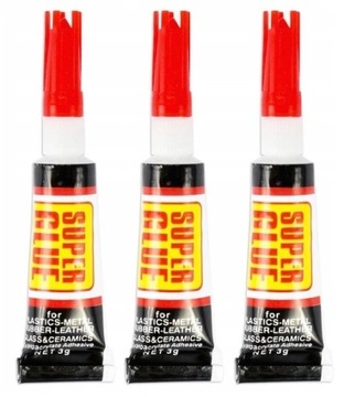 БЫСТРЫЙ СУПЕР КЛЕЙ СИЛЬНЫЙ НАБОР ИЗ 3 ШТ.