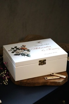 СВАДЕБНЫЙ ПОДАРОК ​​MARRIAGE ESSENTIAL Свадебная Коробка БЕЛЫЙ ПРЕМИУМ Подарок