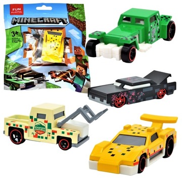 FIGURKI MINECRAFT SASZETKI ALUMINIOWE RESORAKI