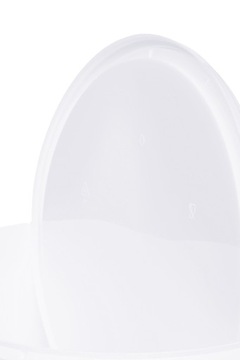 Белое пластиковое ведро объемом 3 литра для ЕДЫ!