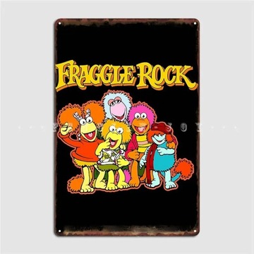 Оловянный плакат Fraggle Rock Poster Металлическая вывеска Клубный бар Настенные таблички
