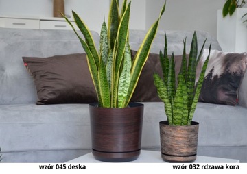 21 RUSTY BARK Коричневый золотой цветочный горшок на подставке