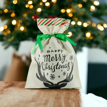 РОЖДЕСТВЕНСКАЯ СУМКА ПОДАРОЧНАЯ СУМКА СУМКА 22X32 СМ